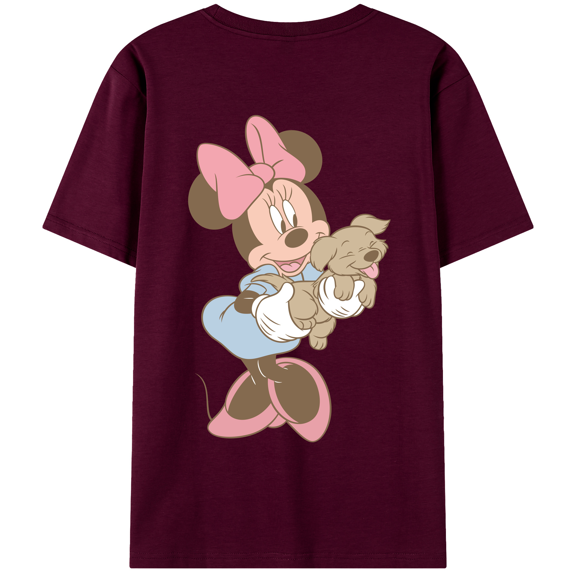 （画像用） ミッキーマウス Mickey Mouse レディース半袖Tシャツ(バックプリント)
